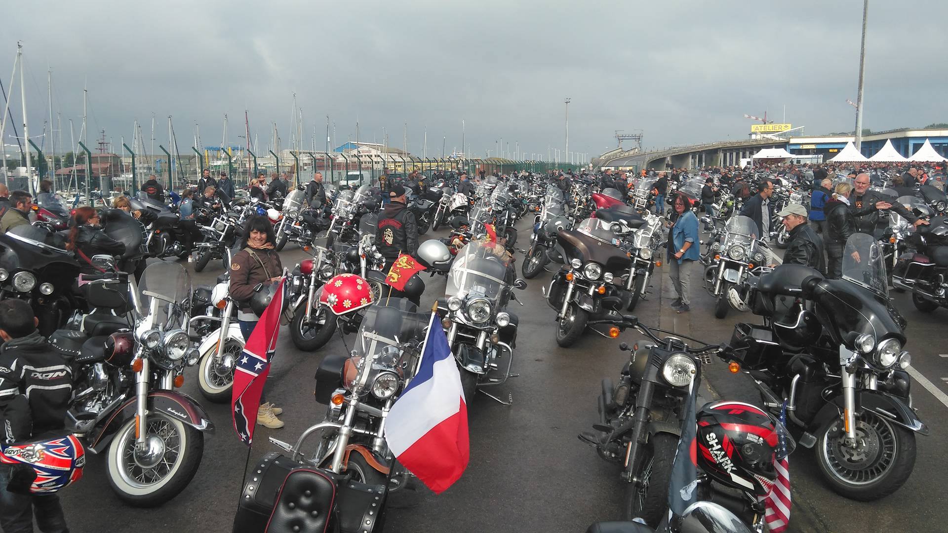 1200 motards pour le run de la Opale Harley Days à Hardelot