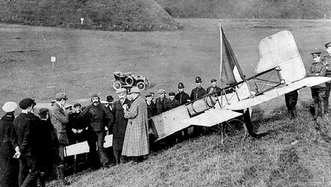 Portrait : Louis Blériot l'un des pionniers de l'aviation.