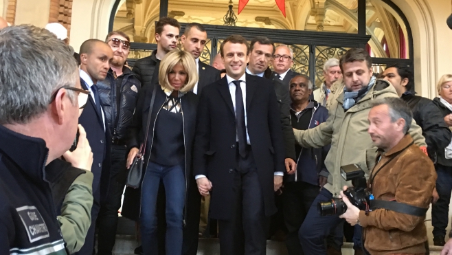Emmanuel Macron a été élu président de la République.