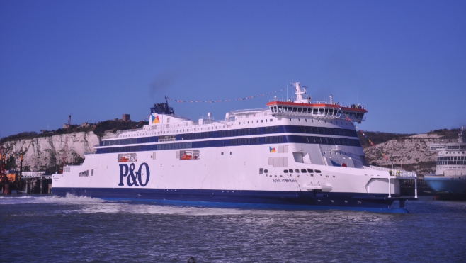 Plus 10,4% de trafic fret chez P&O Ferries au départ de Calais !