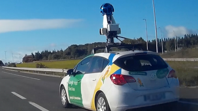 La voiture Google Map a sillonné l'A16 !
