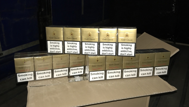13 tonnes de cigarettes de contrebande saisies en à peine une semaine