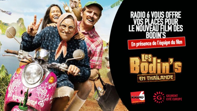 Radio 6 vous invite au Gaumont Cité Europe pour découvrir le nouveau film des BODIN'S en présence de l'équipe du film