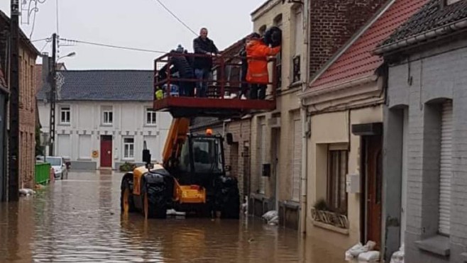 Des communes des Flandres inondées après les fortes pluies