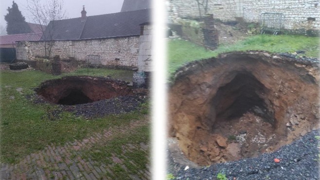 Le sol s'effondre dans le jardin d'une association près d'Arras