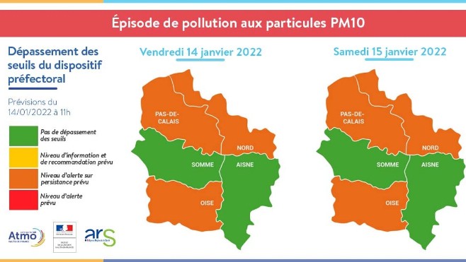 Mesures pour lutter contre la pollution aux particules dans le Pas-de-Calais et le Nord