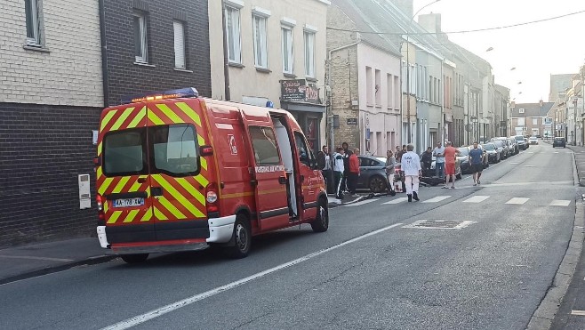 Bourbourg: un motard renversé samedi soir, rue de la République