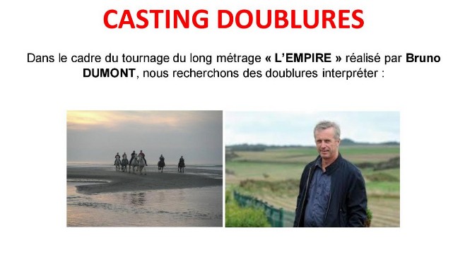 Casting: deux cavaliers recherchés pour le prochain film de Bruno Dumont