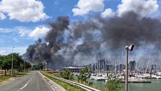 Gravelines : un incendie dans une aire d'accueil des gens du voyage samedi.