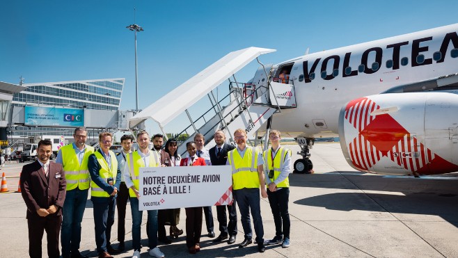 Un deuxième avion Volotea à l'aéroport de Lille: sept nouvelles destinations