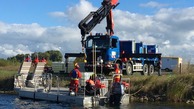 A Gravelines, la Force d'Action Rapide du Nucléaire s'est déployée pour un exercice de sûreté autour de la Centrale.