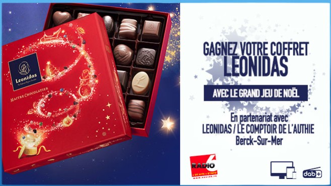 Grand Jeu de Noël - Radio 6 et Léonidas / Comptoir de l'Authie à Berck vous offrent vos chocolats et vos colis Epicerie Fine
