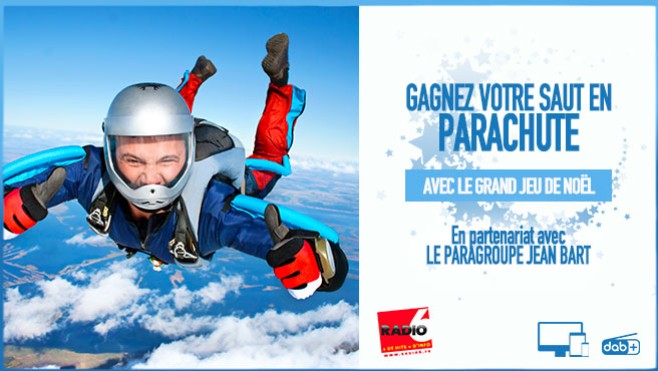 Grand Jeu de Noël - Gagnez votre saut en parachute avec le Paragroupe Jean Bart