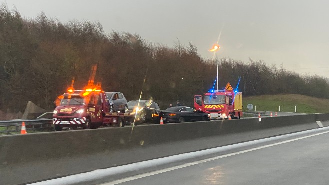 A16: accidents en pagaille entre Berck et Le Touquet à cause de la grêle