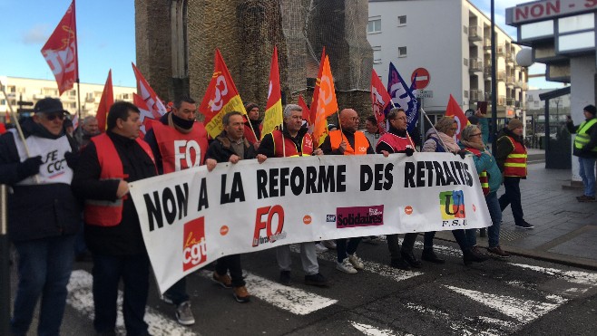 Très forte mobilisation contre la réforme des retraites hier à Calais