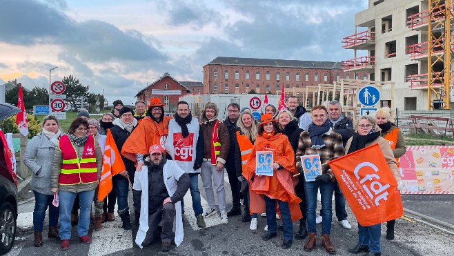 Des piquets de grève dans le Montreuillois contre la réforme des retraites