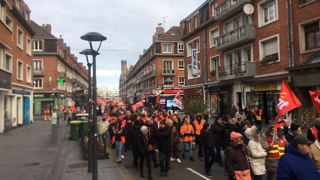  Plus de 6000 personnes dans les rues de Calais contre la réforme des retraites