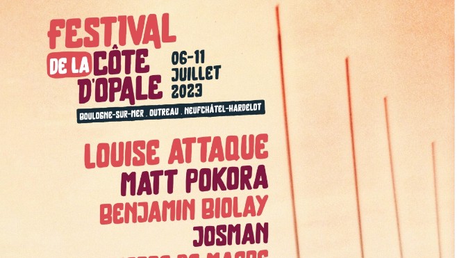 Déjà 2000 à 3000 places de vendues pour les concerts de M Pokora et Louise Attaque au Festival de la Côte d'Opale.