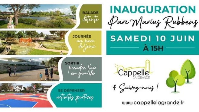 A Cappelle la Grande, le Parc urbain Marius Rubbens sera inauguré samedi.