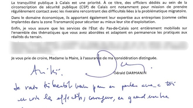 Le ministre de l'intérieur Gérald Darmanin reviendra à Calais sur la question des migrants.