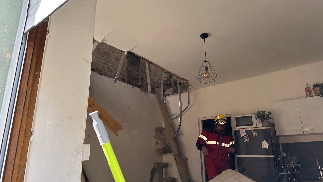 A Boulogne sur mer, une cheminée s'effondre sans faire de blessé dans une maison rue Saint-Marc.