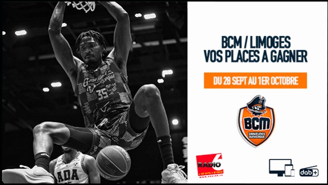 Jeu Web - Gagnez vos billets pour BCM / LIMOGES