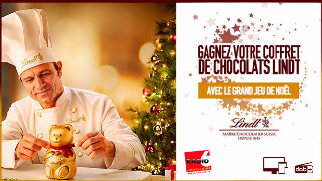 Grand jeu de noël - Radio 6 et Lindt à Coquelles vous offrent votre panier de chocolats d'une valeur de 50€