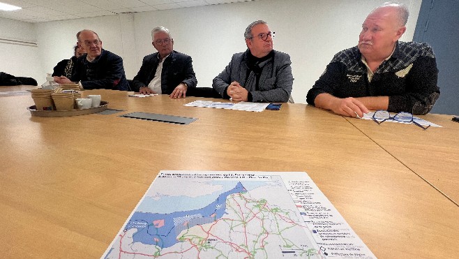 Eolien en mer: les élus du Montreuillois contre le retour du projet de parc au large de leurs côtes