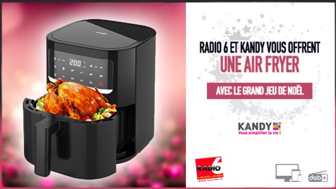 Grand jeu de noël - Gagnez une machine Air Fryer avec Kandy