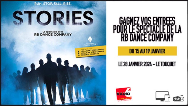 Gagnez vos entrées pour le spectacle STORIES de RB DANCE COMPANY au Touquet