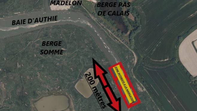 Une nouveau barrage flottant installé en Baie d'Authie pour lutter contre l'immigration clandestine