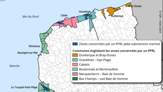 Hauts-de-France : plus de 20 000 habitants exposés à l’aléa submersion marine