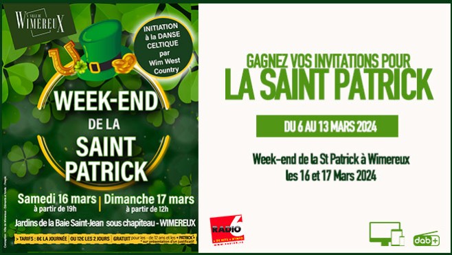 Fêtez la St Patrick à Wimereux en jouant sur Radio6.fr