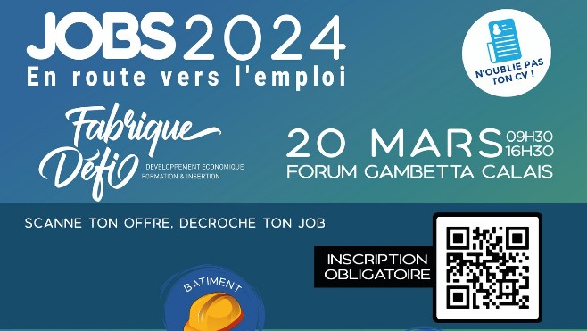 J-2 avant le Forum Jobs 2024 à Calais