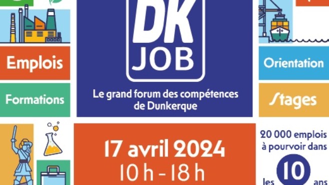 220 exposants au forum des compétences DK Job ce mercredi au Kursaal de Dunkerque.