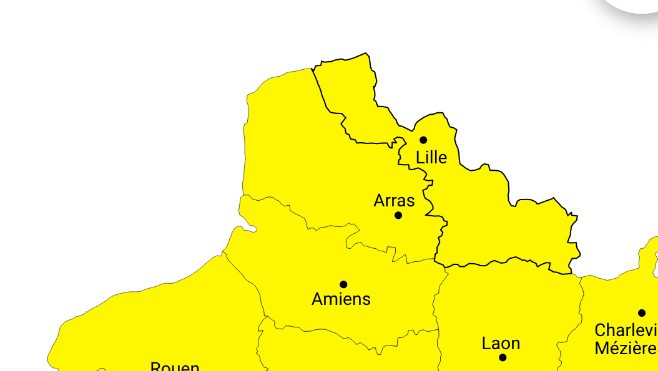 Le Pas-de-Calais, la Somme et le Nord de nouveau en vigilance pour les orages dès 14h