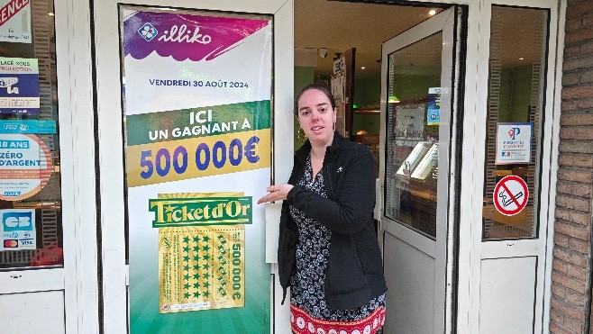 Calais : un joueur a remporté 500 000 euros au ticket d’or.