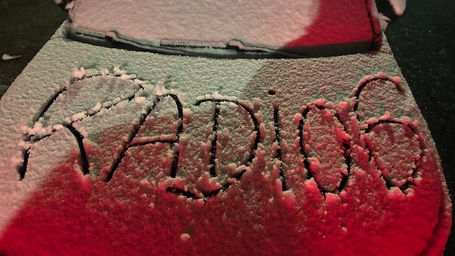 Une partie de la région est recouverte de neige, prudence sur les routes.