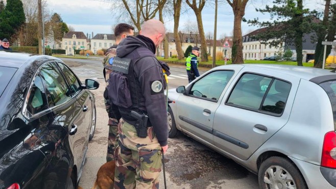 Hesdin-la Forêt : vaste opération de contrôle de gendarmerie