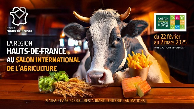 Les agriculteurs et producteurs des Hauts-de-France au Salon de l'agriculture à Paris.