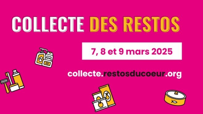 La campagne de collecte des Restos du coeur, c'est en ce moment !
