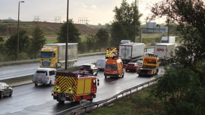 Nouveau carambolage sur l'A16 ce mercredi matin