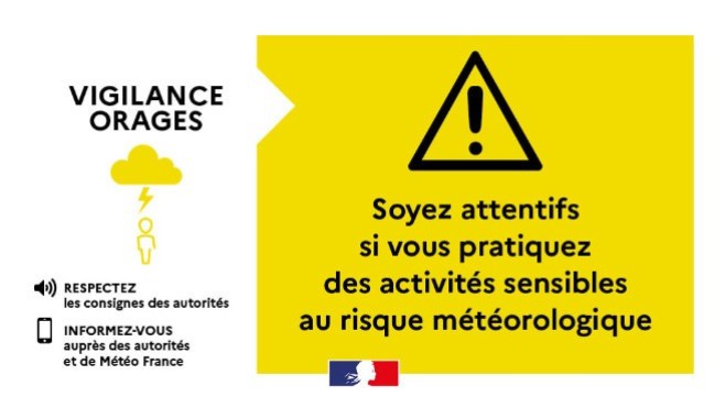 Nouvelle vigilance aux orages pour ce mardi 