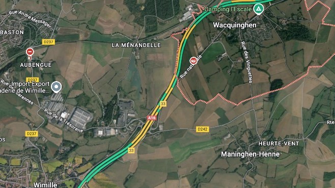 Un pilote de moto s'est grièvement blessé samedi matin entre Wimille et Marquise.
