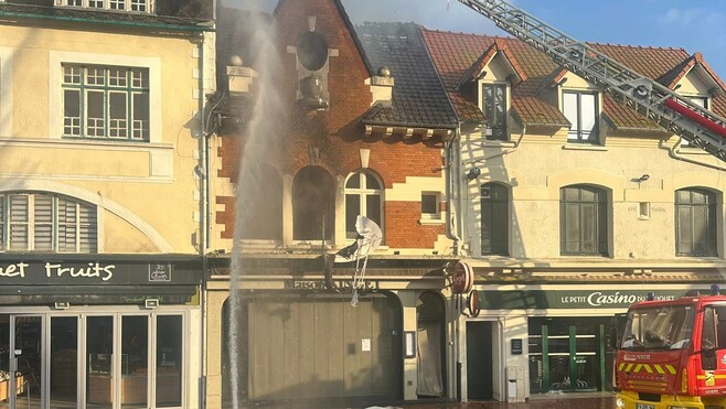 Incendie au Touquet : la célèbre boucherie Kinget à l'arrêt