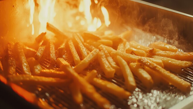 Intervention des pompiers pour un feu de friteuse au Portel 