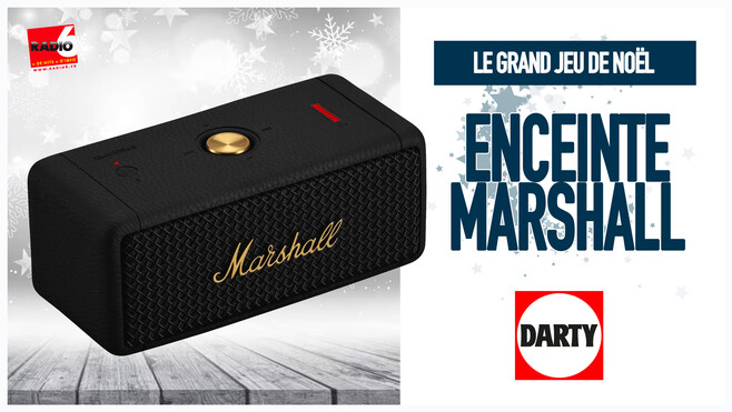 Grand jeu de noël - Gagnez une enceinte Marshall avec Darty Calais et Rang du Fliers