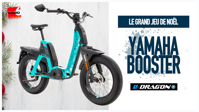 Grand jeu de noël - E Dragon à Calais vous offre un vélo semi électrique Yamaha Booster Easy d'une valeur de 1990€