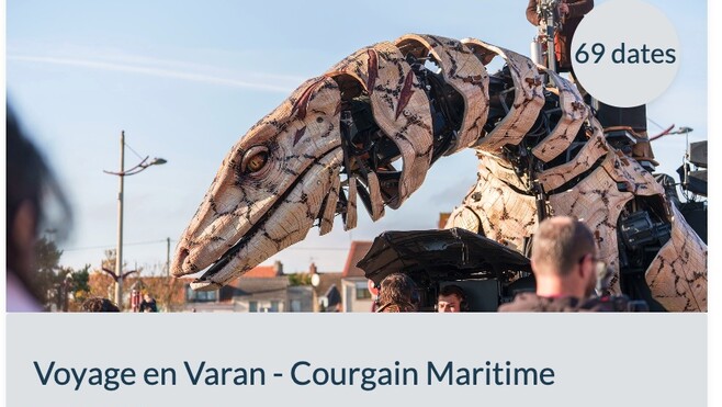 Calais : la billetterie pour les balades du Varan de Voyage est ouverte !