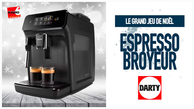Grand jeu de Noël - Gagnez une Expresso Philips avec Broyeur grâce à Darty Calais et Darty Rang du Fliers 